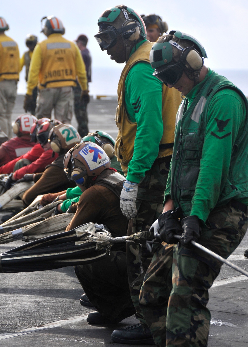 USS George Washington conducts fire drills