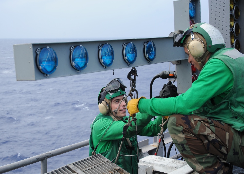 USS George Washington action