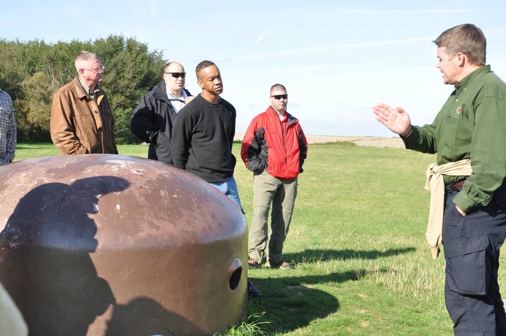 16th Sust. Bde. Leaders Visit Historical D-Day Sites