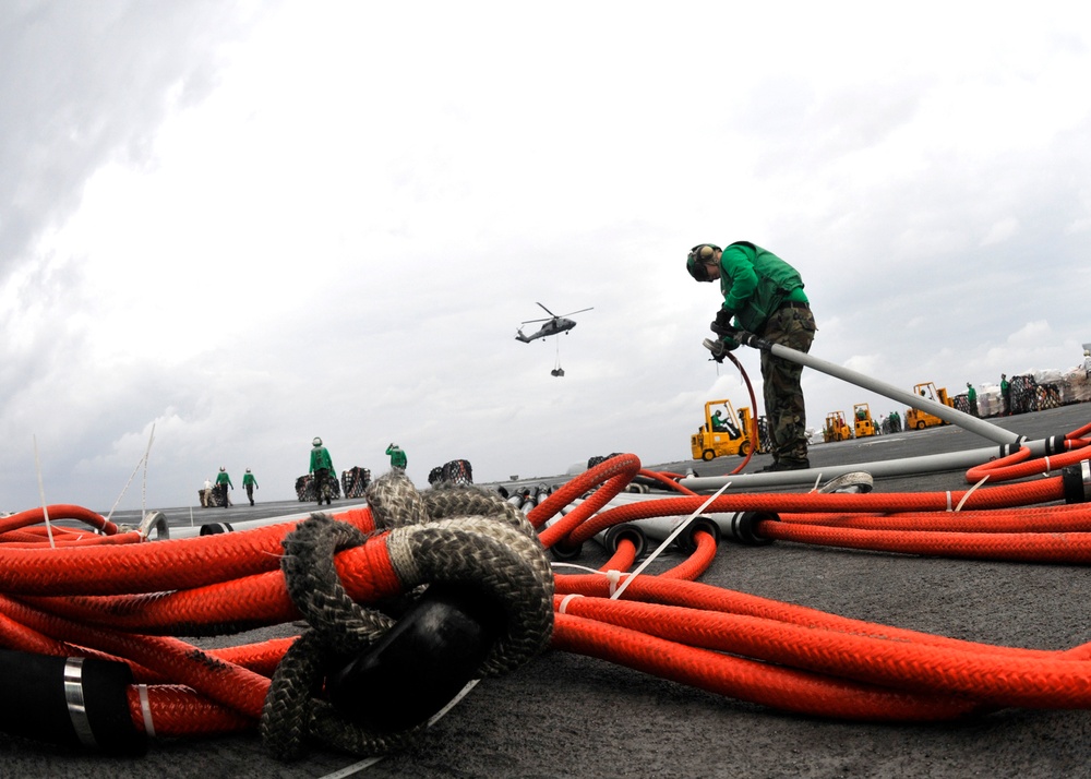 USS George Washington action