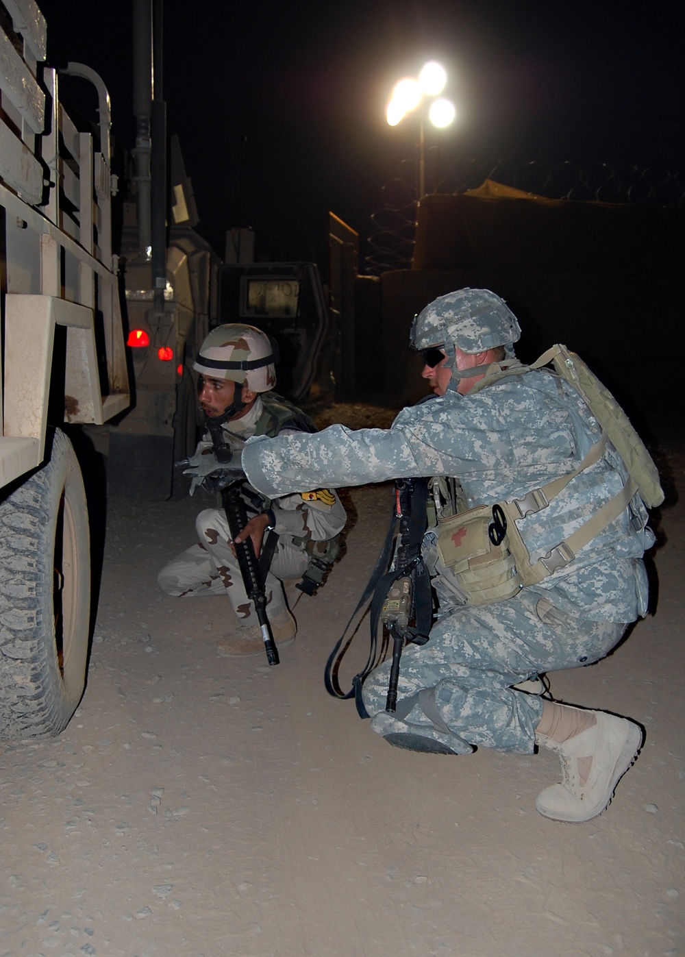 Long Knife cavalry scouts train ISF