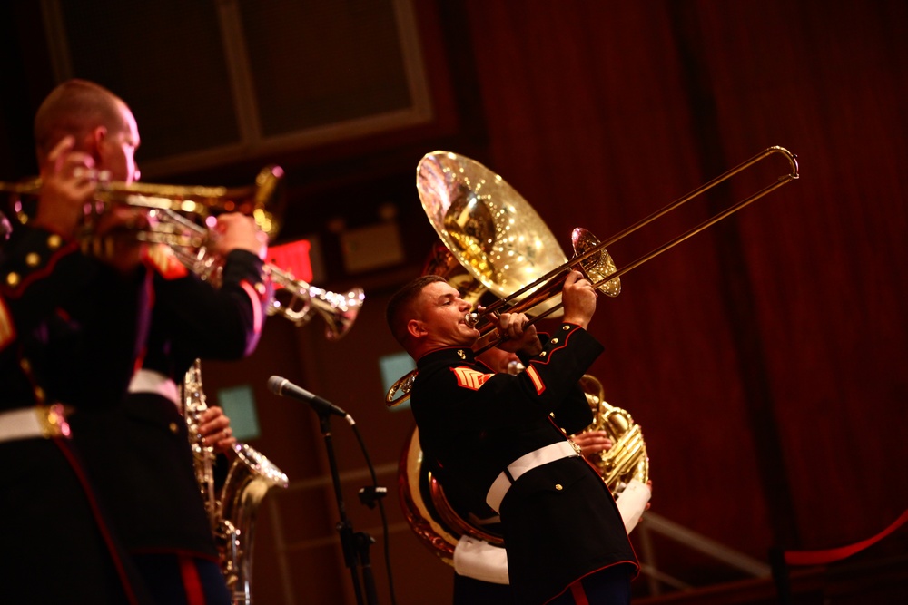 Albany Ga., Marine Corps Band Plays NY High School, Oct 19