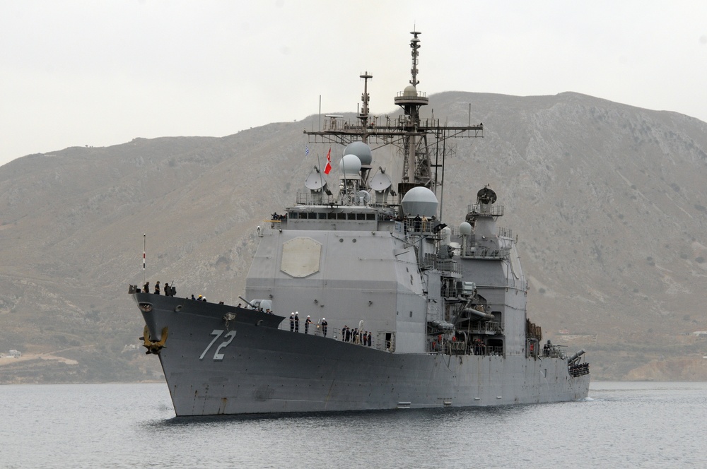 USS Vella Gulf Visits Crete