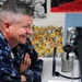 Master Chief Petty Officer of the Navy Rick West gives a radio interview