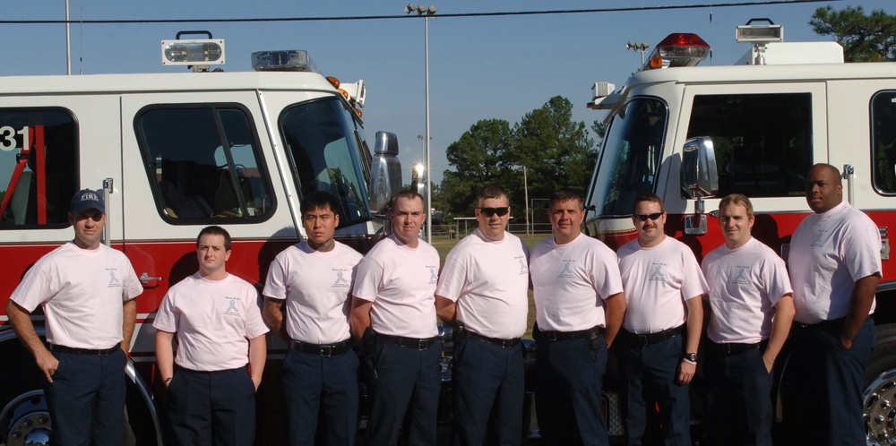 Fort Bragg Firefighters to Wear Pink in October