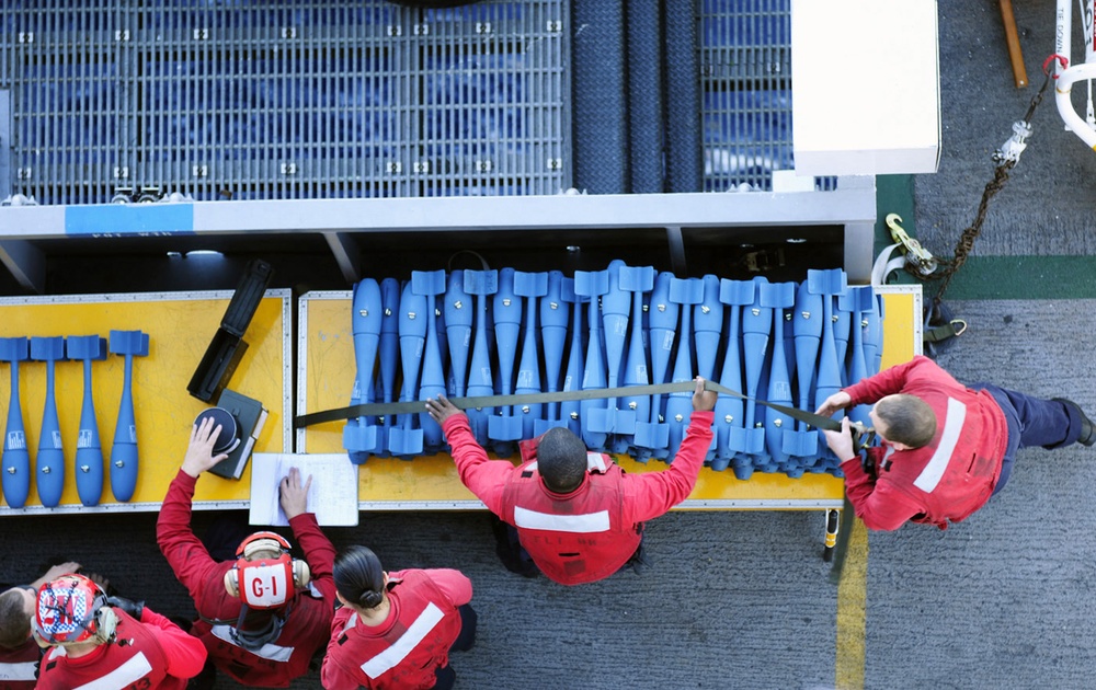 USS George H.W. Bush Training