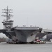 Tugboats Guide USS Dwight D. Eisenhower