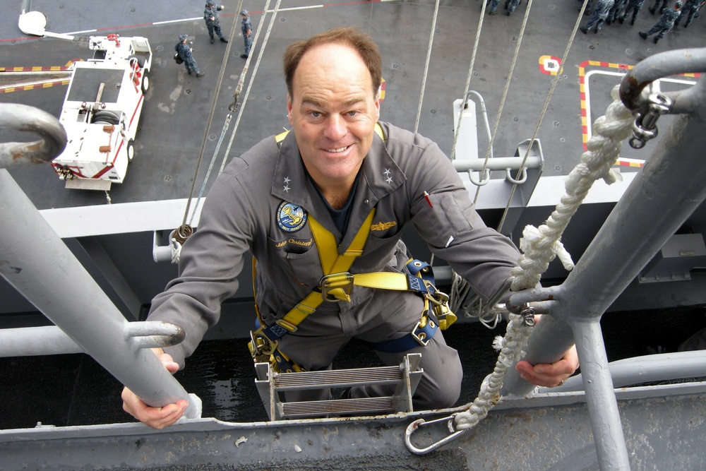 Christenson Inspects USS Carl Vinson