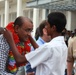 Guyanese President, Guyana embrace Continuing Promise 2010 arrival