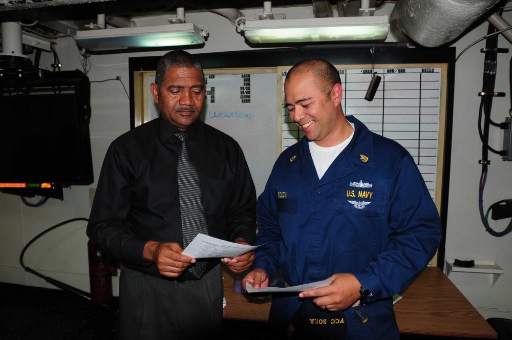 Wasp Sailors Further their Education through NCPACE