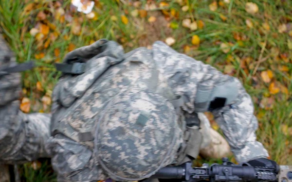 US and Latvian soldiers train at Adazi Training Area