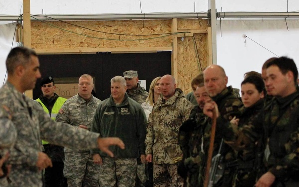 US and Latvian soldiers train at Adazi Training Area