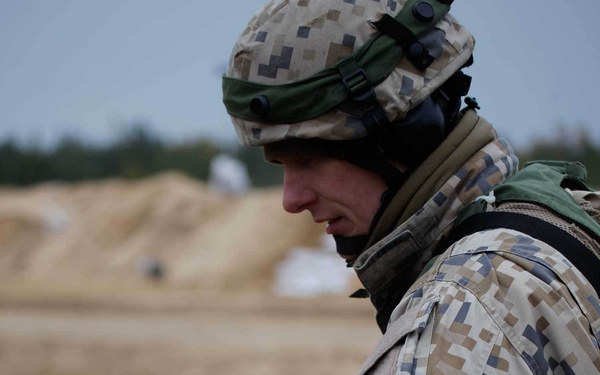 US and Latvian soldiers train at Adazi Training Area
