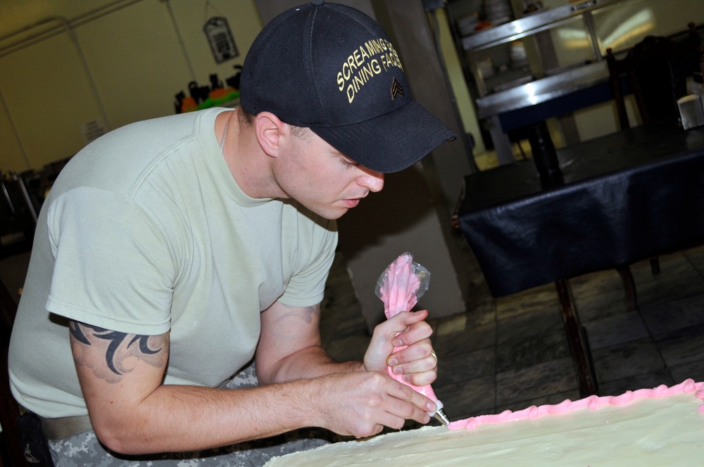 Army sergeant finds his passion in baking