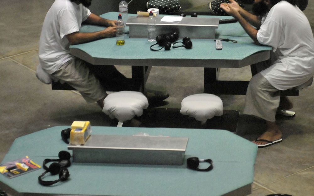 Detainees in Guantanamo Bay detention