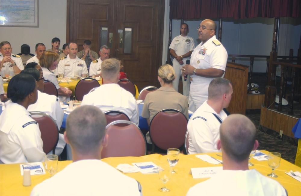 Surgeon General of the Navy visits Sailor of Quarter nominees