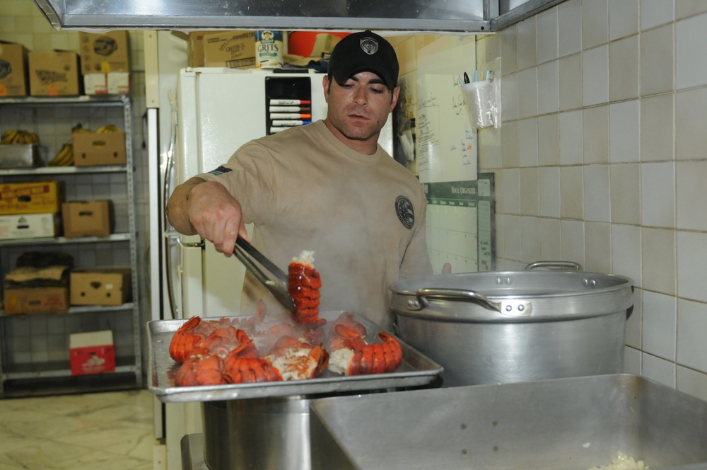 Food Prep at Joint Visitors Bureau