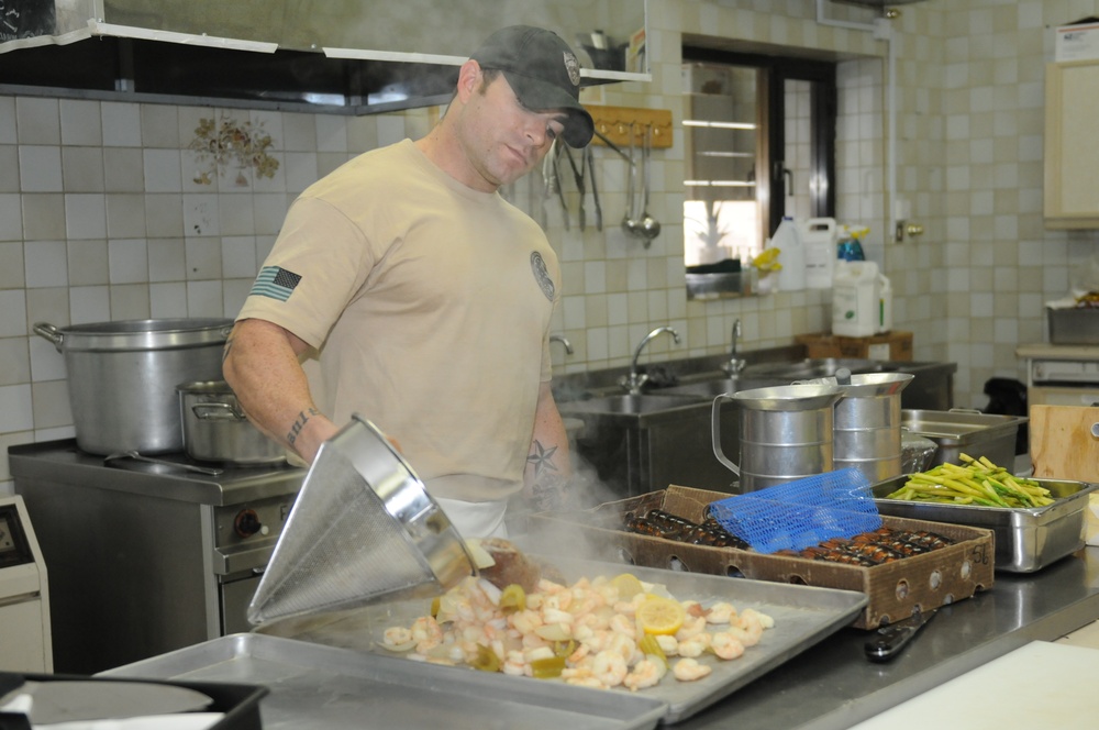 Food Prep at Joint Visitors Bureau