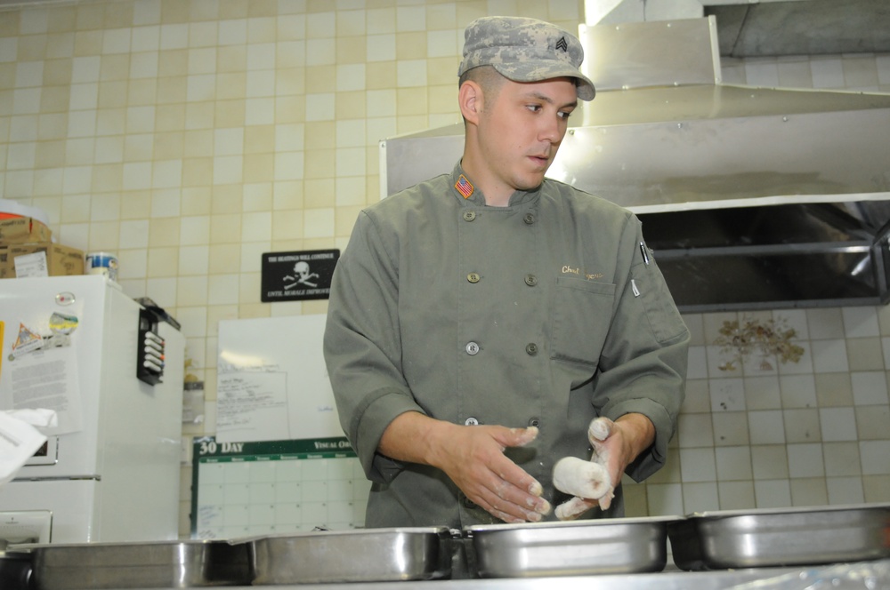 Food Prep at Joint Visitors Bureau