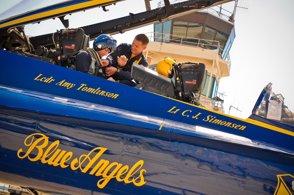 Pierzynsk of White Sox With Blue Angels