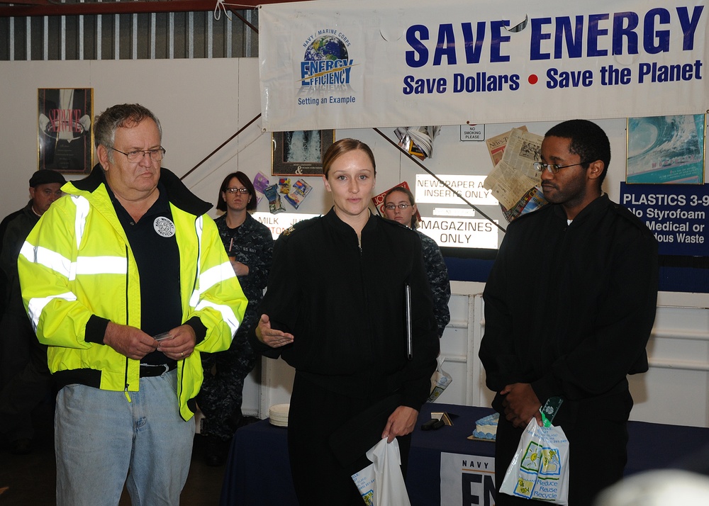 Energy Awareness kick-off at Navy Whidbey Recycle Center