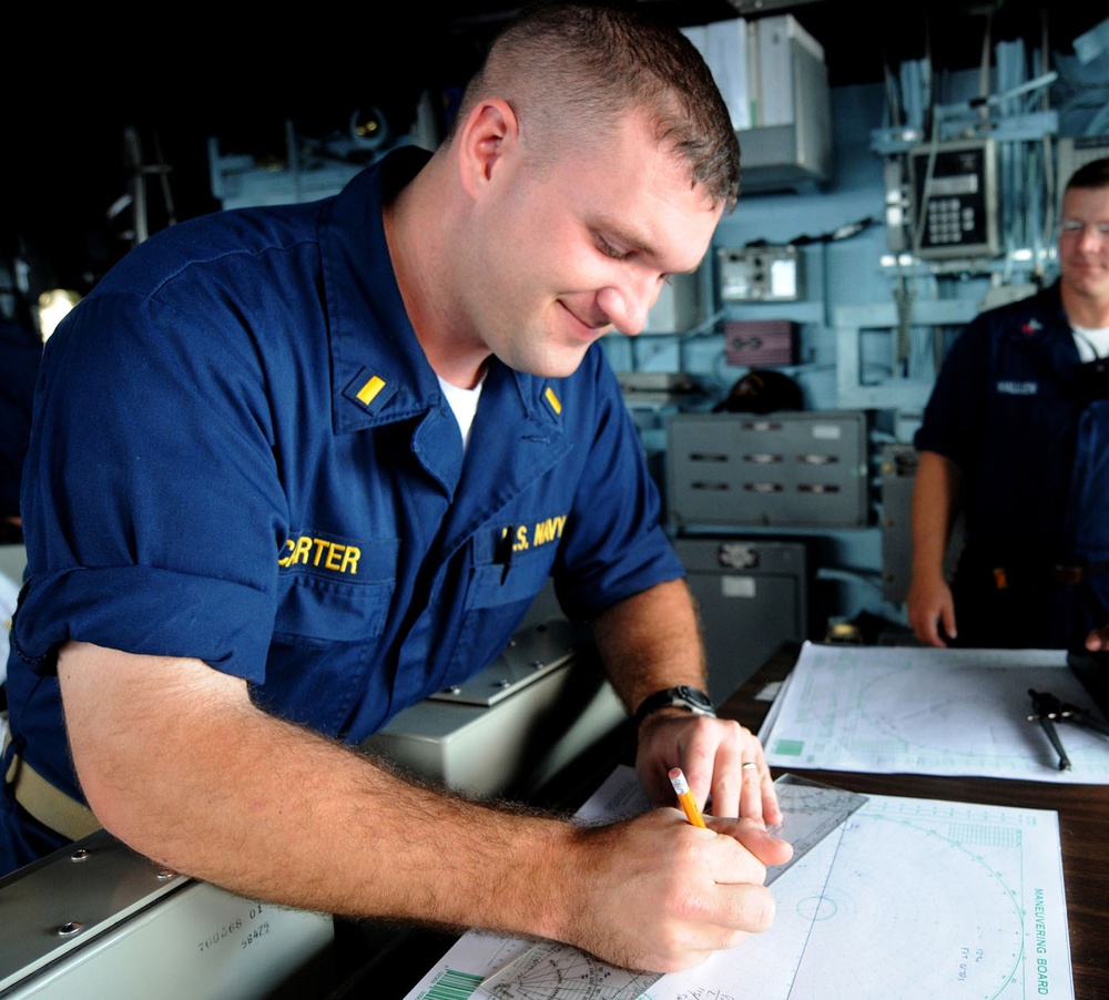 USS Gettysburg Training Operations