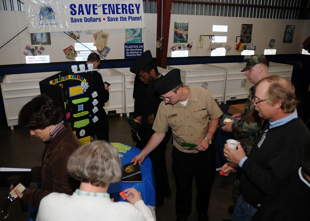 Energy Awareness kick-off at Navy Whidbey Recycle Center