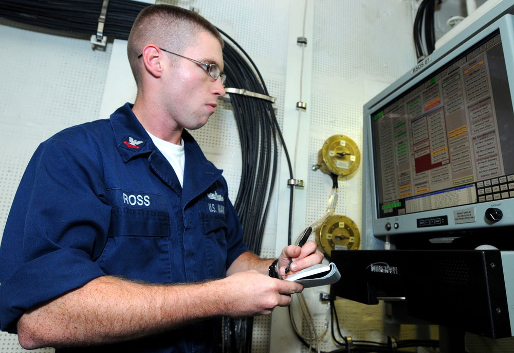 USS Gettysburg Training Operations