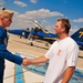 Pierzynsk of White Sox With Blue Angels