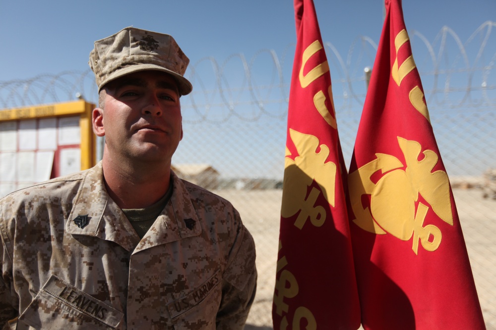 Deployed U.S. Marines keep patriotism high in Afghanistan