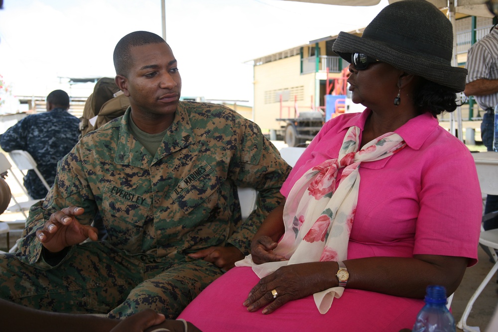 Cherry Point Marine returns to country of heritage, reunites with family