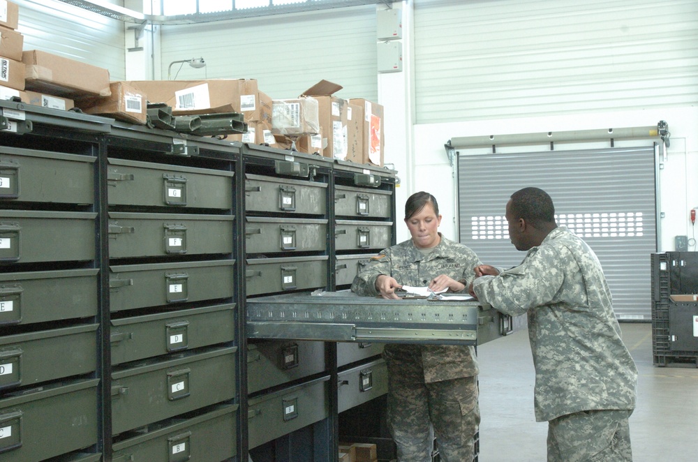574th QM Company conducts wall-to-wall inventory with near-perfect accuracy