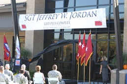 Fallen Soldier Honored at GED Plus Dedication Ceremony