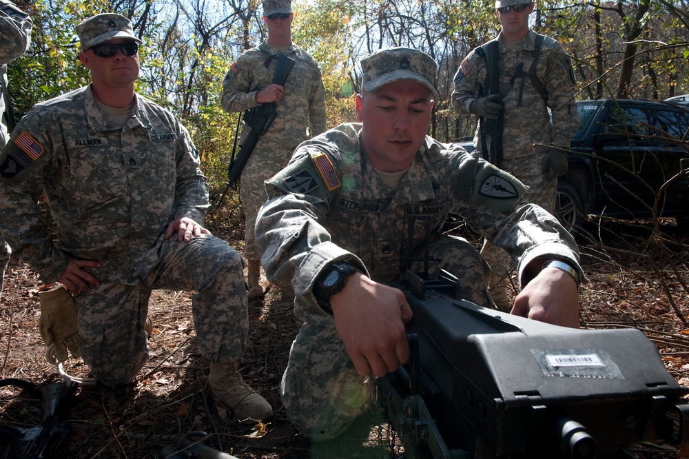 Camp Atterbury Soldiers hone skills during Army Warrior Training