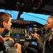 MMA fighters visit base personnel