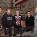MMA fighters visit base personnel