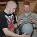 MMA fighters visit base personnel