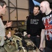 MMA fighters visit base personnel