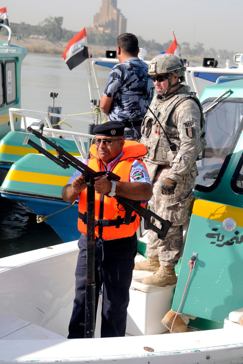 Baghdad River Patrol provides safety on the Tigris for Iraqi citizens