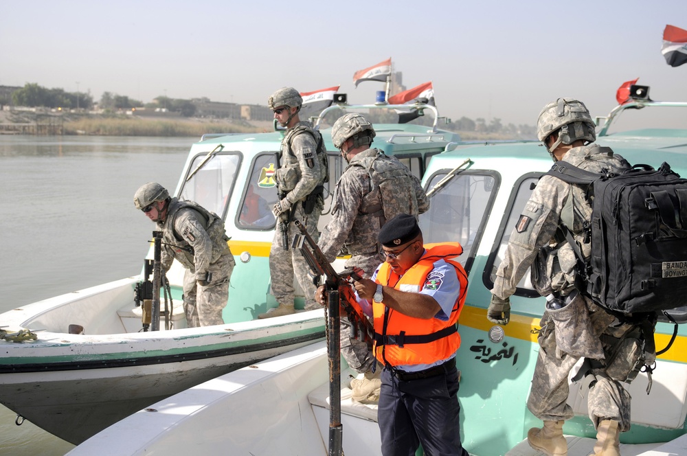 Baghdad River Patrol provides safety on the Tigris for Iraqi citizens