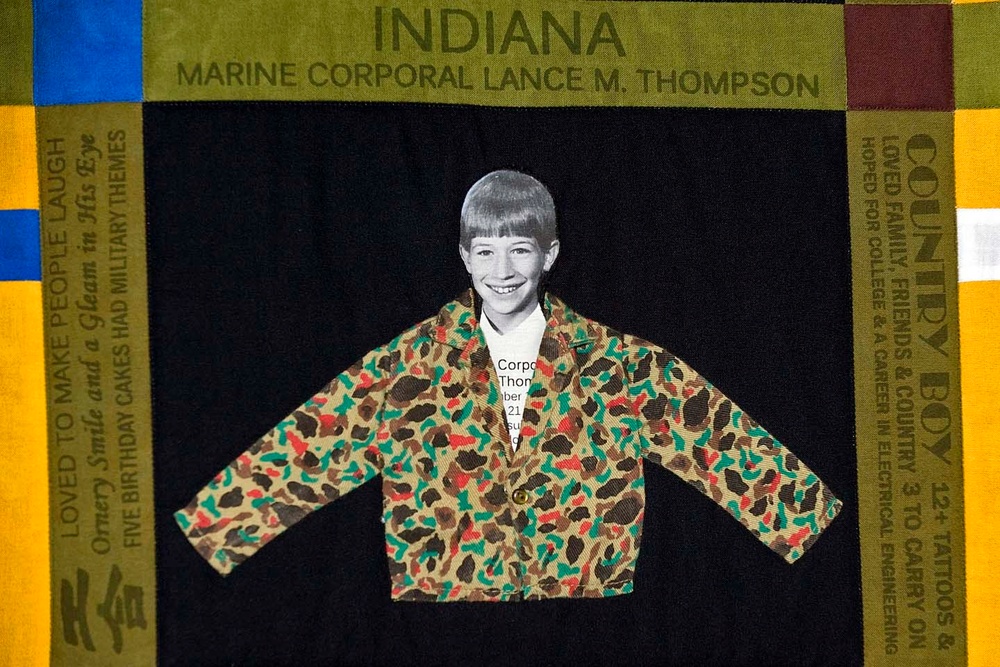 Lost Heroes Art Quilt Exhibit Presented at Indiana Capitol