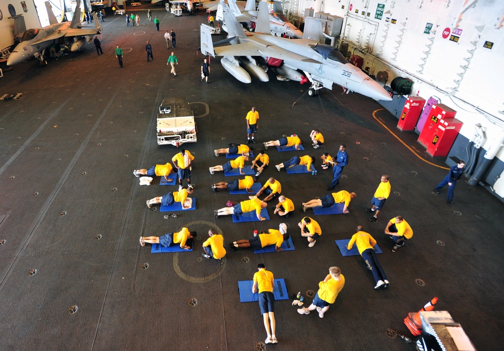 USS Enterprise sailors stay sharp