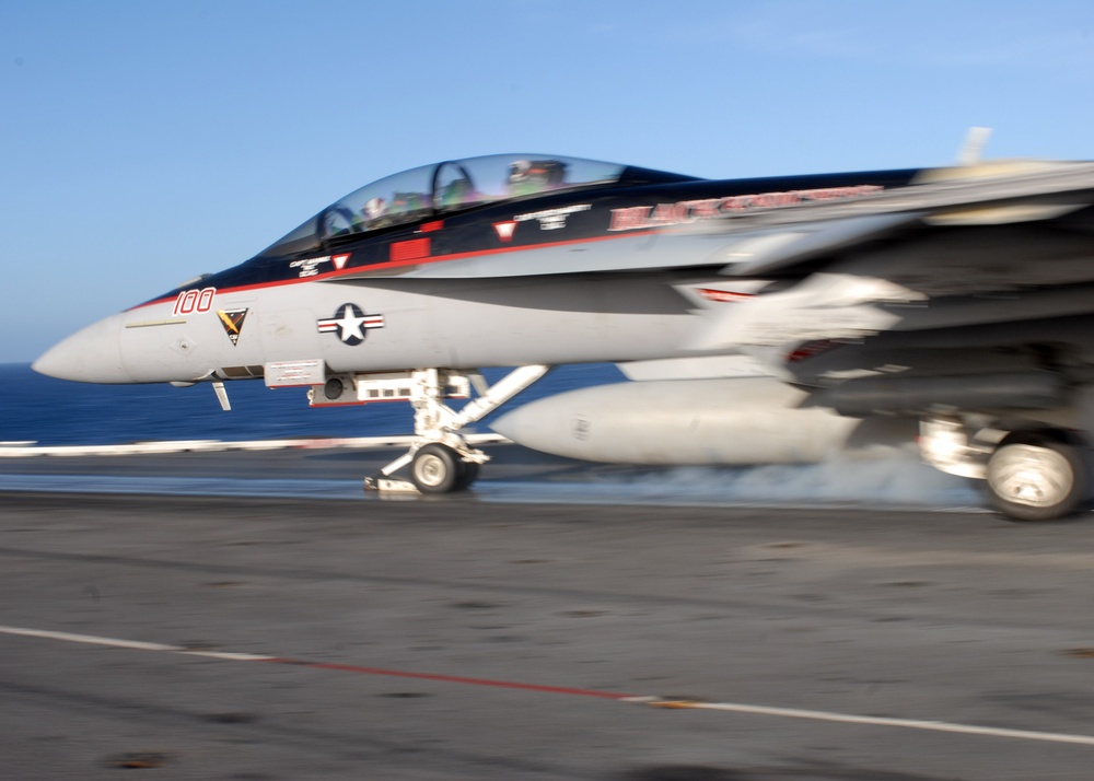 USS Ronald Reagan Action