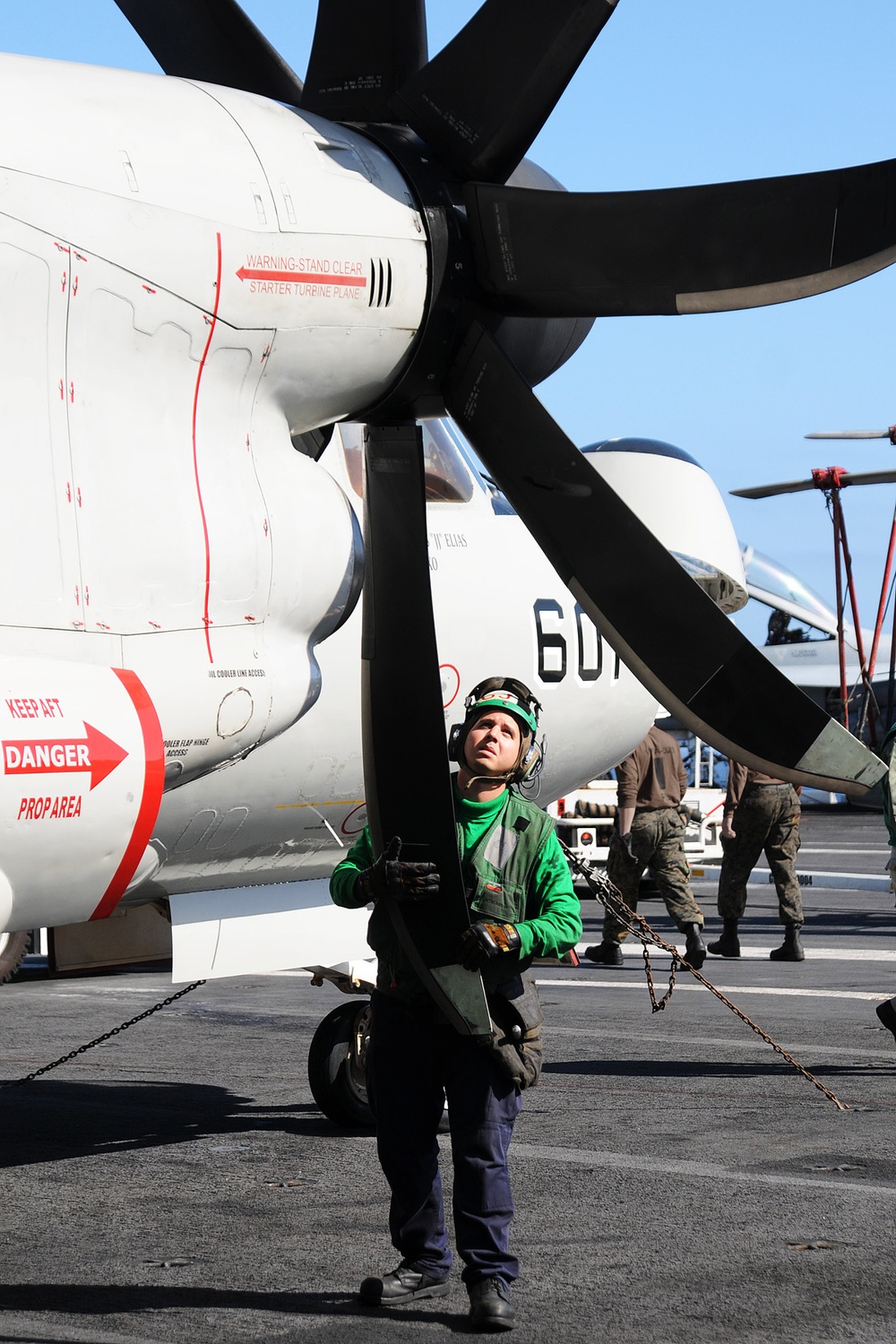 USS Ronald Reagan Action