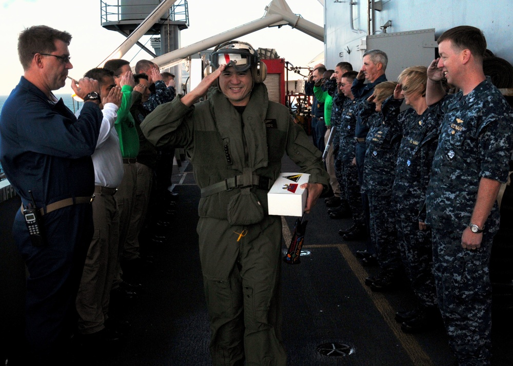 USS Ronald Reagan Action