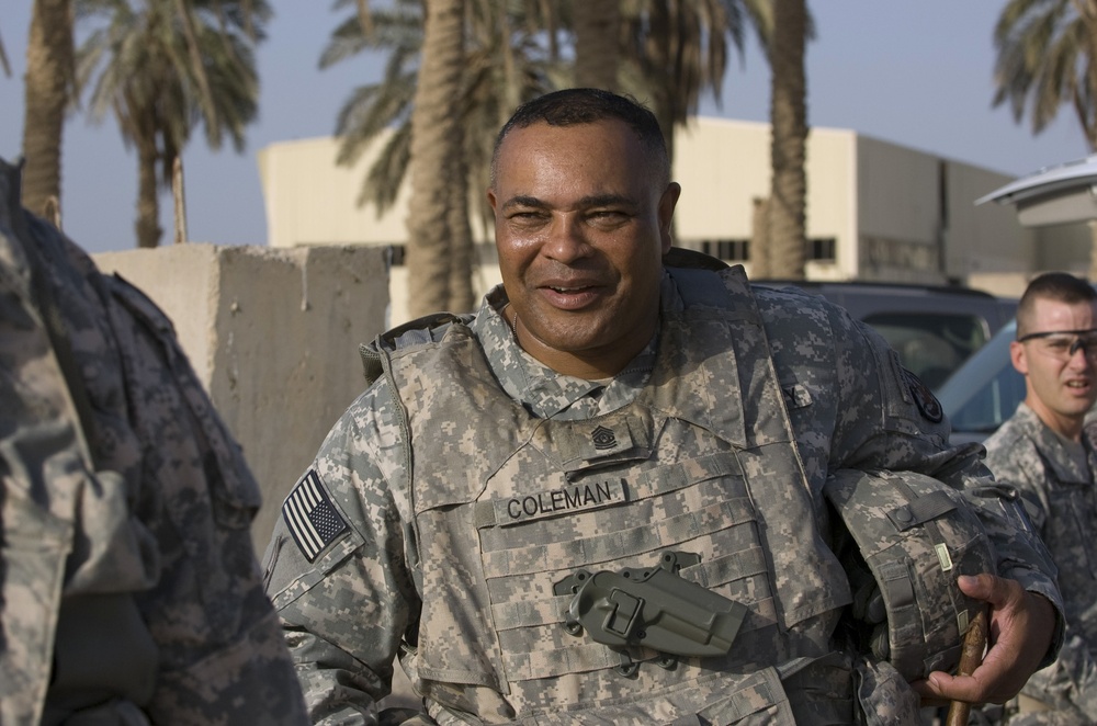 Lt. Gen. Cone visits III Corps Soldiers on FOB Echo