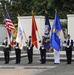 Ceremony at Honolulu's National Memorial Cemetery of the Pacific at Punchbowl