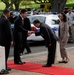 Ceremony at Honolulu's National Memorial Cemetery of the Pacific at Punchbowl