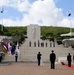 Ceremony at Honolulu's National Memorial Cemetery of the Pacific at Punchbowl