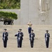 Ceremony at Honolulu's National Memorial Cemetery of the Pacific at Punchbowl